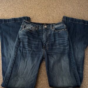 7 For All Mankind High Rise Blue Jeans